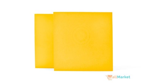 Panel akustyczny ścienny 3d WallMarket, Panel dekoracyjny 3d, Kwadrat złoty 32 x 32 x 3,5 cm