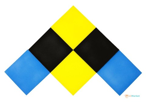 Panel akustyczny ścienny 3d WallMarket, Dekoracja ścienna 3d, Kwadrat cukierkowy róż 32 x 32 x 2,5 cm