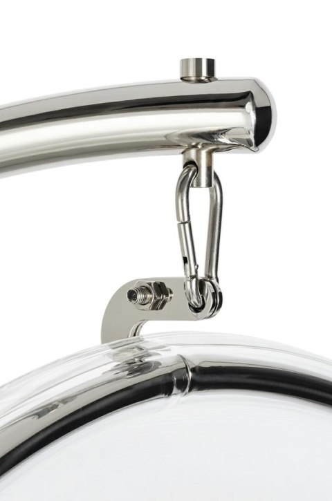 Fotel BUBBLE STAND poduszka biała - podstawa chrom, korpus akryl, poduszka ekoskóra Fotel BUBBLE STAND poduszka biała - podstawa chrom, korpus akryl, poduszka ekoskóra