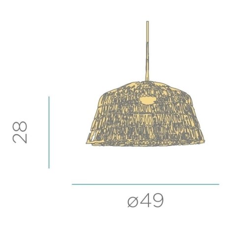 NEW GARDEN lampa wisząca AMALFI 50 INDOOR NEW GARDEN lampa wisząca AMALFI 50 INDOOR