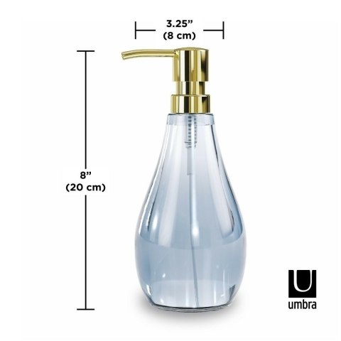 UMBRA dozownik do mydła DROPLET niebieski UMBRA dozownik do mydła DROPLET niebieski
