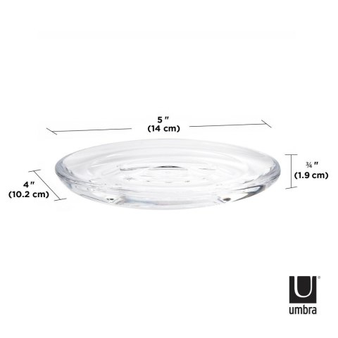 UMBRA mydelniczka DROPLET przezroczysta UMBRA mydelniczka DROPLET przezroczysta