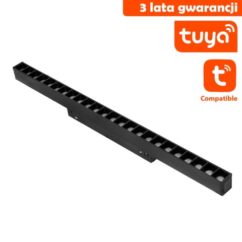 Lampa LED z Diodami Do Szyn Magnetycznych DDCX-GS24-436-TY Tuya 24W Czarna CCT Lampa LED z Diodami Do Szyn Magnetycznych DDCX-GS24-436-TY Tuya 24W Czarna CCT