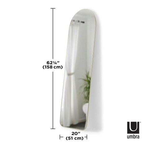 UMBRA lustro łukowe HUBBA 51 x 157 cm złote UMBRA lustro łukowe HUBBA 51 x 157 cm złote