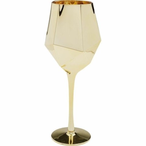 KARE komplet 4 kieliszków do wina DIAMOND 660 ml złoty KARE komplet 4 kieliszków do wina DIAMOND 660 ml złoty