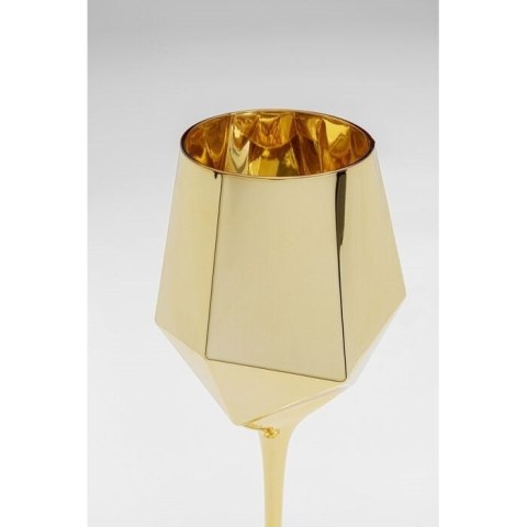 KARE komplet 4 kieliszków do wina DIAMOND 660 ml złoty KARE komplet 4 kieliszków do wina DIAMOND 660 ml złoty