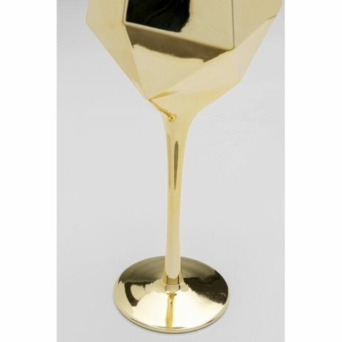 KARE komplet 4 kieliszków do wina DIAMOND 660 ml złoty KARE komplet 4 kieliszków do wina DIAMOND 660 ml złoty