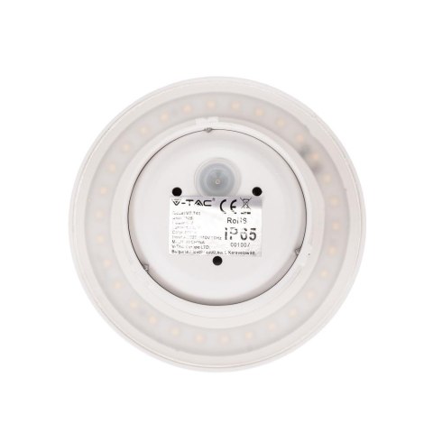 Oprawa Ścienna Kinkiet 6W V-TAC Bridgelux Biały Okrągły IP65 VT-741 4000K 660lm Oprawa Ścienna Kinkiet 6W V-TAC Bridgelux Biały Okrągły IP65 VT-741 4000K 660lm