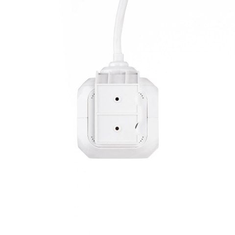 Przedłużacz Kostka 4 gniazda 2 gniazda USB 1.55MM 1.4M V-TAC VT-1154-2 Przedłużacz Kostka 4 gniazda 2 gniazda USB 1.55MM 1.4M V-TAC VT-1154-2