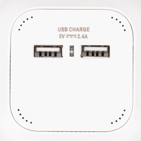 Przedłużacz Kostka 4 gniazda 2 gniazda USB 1.55MM 1.4M V-TAC VT-1154-2 Przedłużacz Kostka 4 gniazda 2 gniazda USB 1.55MM 1.4M V-TAC VT-1154-2