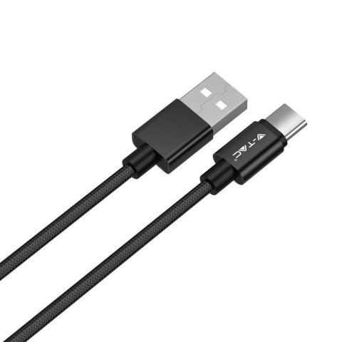 Przewód USB V-TAC Typ C 1M Czarny Seria Platinum VT-5334 Przewód USB V-TAC Typ C 1M Czarny Seria Platinum VT-5334