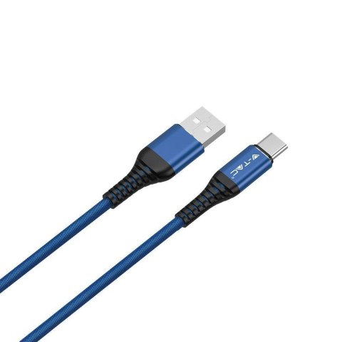 Przewód USB V-TAC Typ C 1M Niebieski Seria Złota VT-5352 Przewód USB V-TAC Typ C 1M Niebieski Seria Złota VT-5352