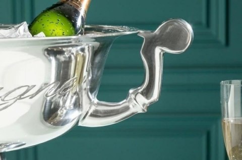 INVICTA CHAMPAGNE 65 cm chłodziarka do szampana - aluminium INVICTA CHAMPAGNE 65 cm chłodziarka do szampana - aluminium