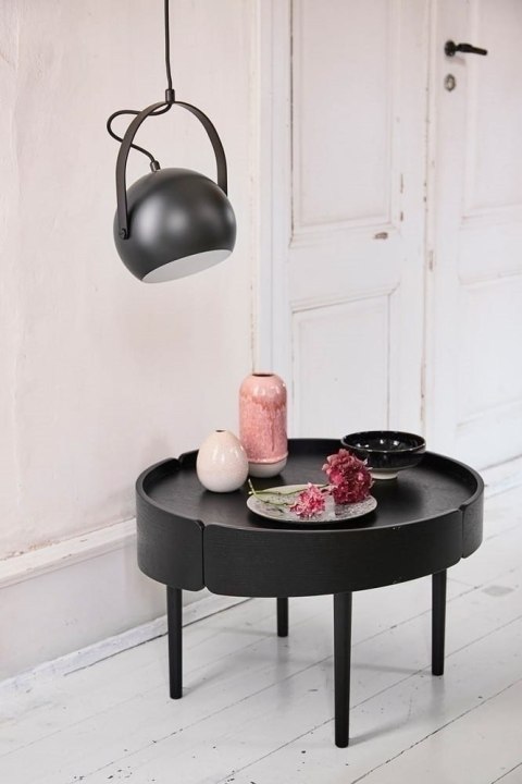 FRANDSEN lampa wisząca BALL W/HANDLE czarny mat FRANDSEN lampa wisząca BALL W/HANDLE czarny mat
