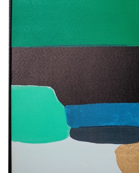 KARE obraz ABSTRACT SHAPES GREEN 73x143 cm KARE obraz ABSTRACT SHAPES GREEN 73x143 cm