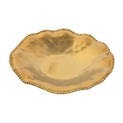 KARE komplet 2 półmisków BELL 36 cm złoty