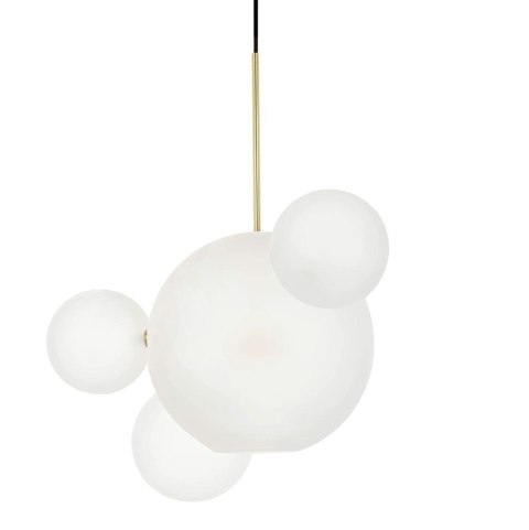MOOSEE lampa wisząca CAPRI LINE 3 złota / biała - 180 LED, aluminium, szkło