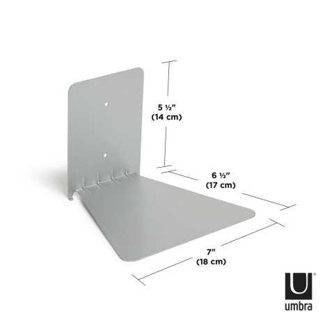 UMBRA kryjący zestaw trzech półek LARGE CONCEAL srebrne UMBRA kryjący zestaw trzech półek LARGE CONCEAL srebrne