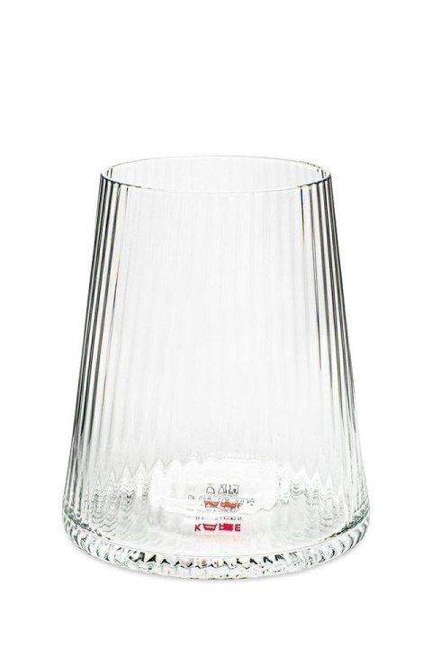 KARE komplet 4 szklanek RIFFLE 440ml transparentny KARE komplet 4 szklanek RIFFLE 440ml transparentny