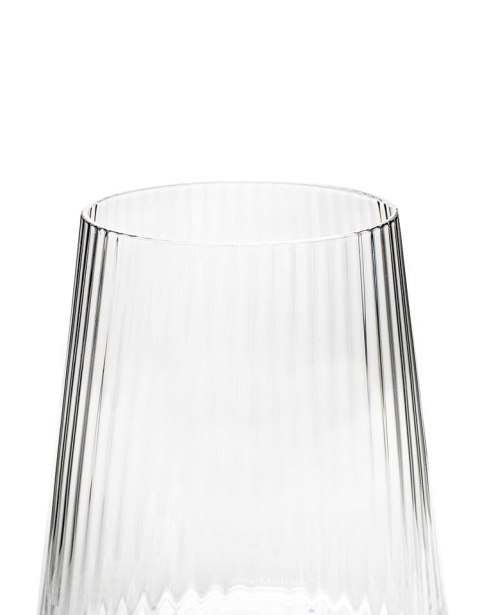 KARE komplet 4 szklanek RIFFLE 440ml transparentny KARE komplet 4 szklanek RIFFLE 440ml transparentny