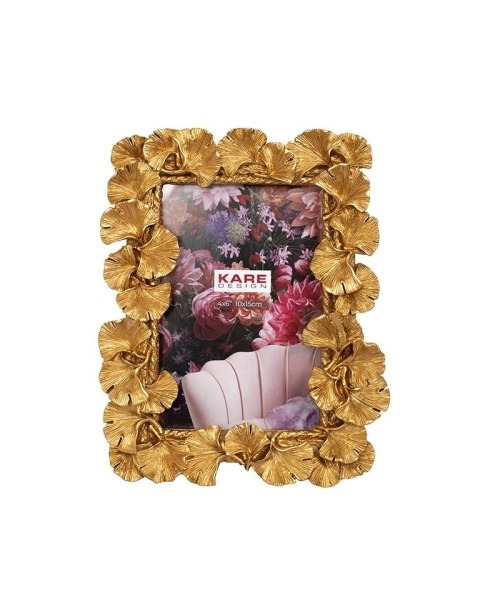 KARE ramka na zdjęcia GINKGO LEAF 17x20 cm złota KARE ramka na zdjęcia GINKGO LEAF 17x20 cm złota