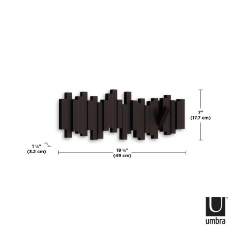 UMBRA wieszak na ubrania STICKS espresso UMBRA wieszak na ubrania STICKS espresso