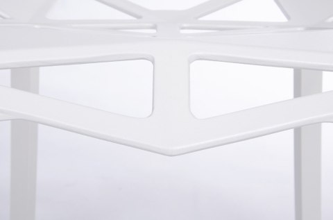 Krzesło SPLIT PREMIUM białe - aluminium, nogi białe
