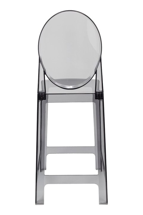 Krzesło barowe VICTORIA 65 cm dymione - poliwęglan