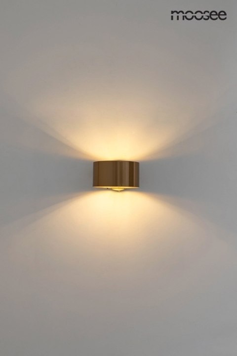 MOOSEE lampa ścienna ARRO złota
