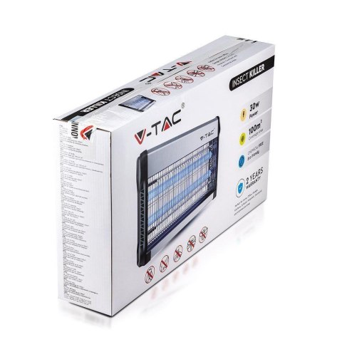 Lampa Owadobójcza V-TAC 2x15W 100m2 502x93mm VT-3230 Lampa Owadobójcza V-TAC 2x15W 100m2 502x93mm VT-3230