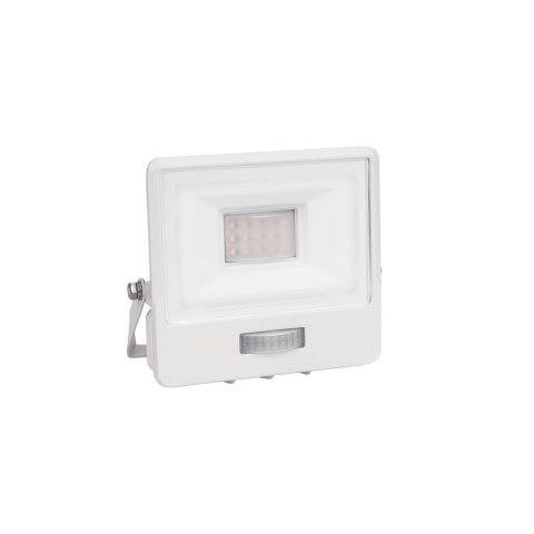 Projektor LED V-TAC 10W SAMSUNG CHIP Czujnik Ruchu Biały Z MUFĄ VT-118S 3000K 735lm 5 Lat Gwarancji