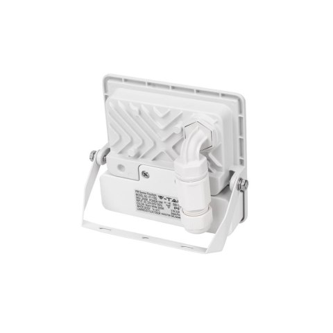Projektor LED V-TAC 10W SAMSUNG CHIP Czujnik Ruchu Biały Z MUFĄ VT-118S 3000K 735lm 5 Lat Gwarancji