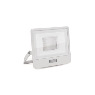 Projektor LED V-TAC 30W SAMSUNG CHIP Czujnik Ruchu Biały Z MUFĄ VT-138S 6500K 2340lm 5 Lat Gwarancji