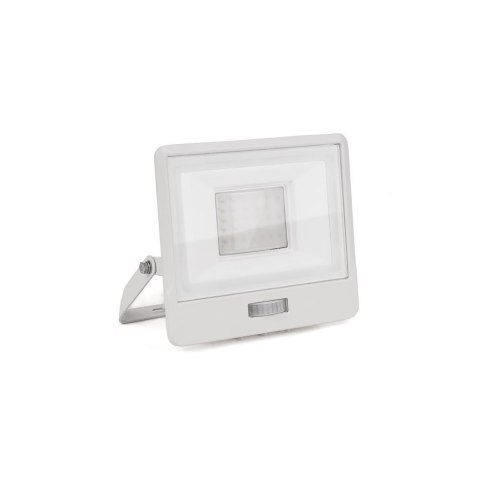 Projektor LED V-TAC 30W SAMSUNG CHIP Czujnik Ruchu Biały Z MUFĄ VT-138S 6500K 2340lm 5 Lat Gwarancji