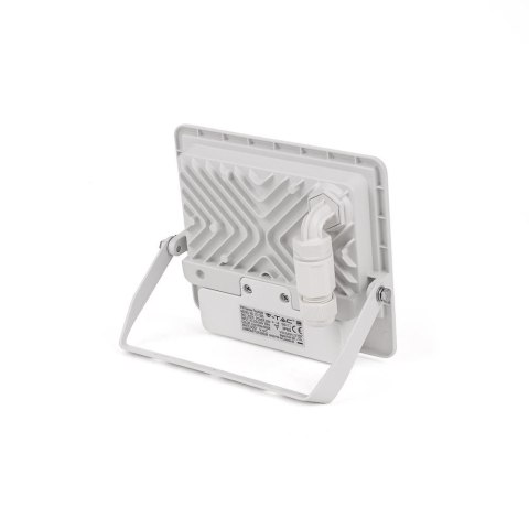 Projektor LED V-TAC 30W SAMSUNG CHIP Czujnik Ruchu Biały Z MUFĄ VT-138S 6500K 2340lm 5 Lat Gwarancji