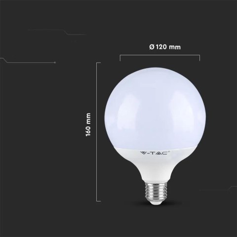 Żarówka LED V-TAC SAMSUNG CHIP 22W E27 Kula Glob G120 120Lm/W VT-242 3000K 2600lm 5 Lat Gwarancji Żarówka LED V-TAC SAMSUNG CHIP 22W E27 Kula Glob G120 120Lm/W VT-242 3000K 2600lm 5 Lat Gwarancji