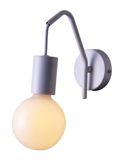 BASSO LAMPA KINKIET 1X40W E27 BIAŁY MATOWY BASSO LAMPA KINKIET 1X40W E27 BIAŁY MATOWY