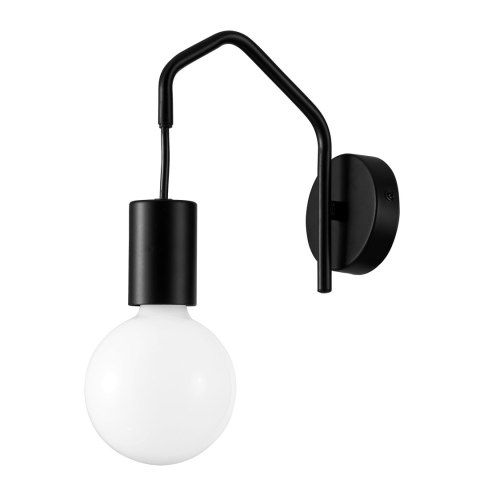 BASSO LAMPA KINKIET 1X40W E27 CZARNY MATOWY BASSO LAMPA KINKIET 1X40W E27 CZARNY MATOWY