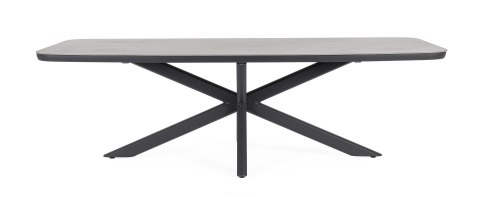 BIZZOTTO stół ogrodowy ISACCO 240x110 antracyt BIZZOTTO stół ogrodowy ISACCO 240x110 antracyt