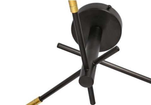 LESS LAMPA WISZĄCA 3X40W E14 CZARNY MATOWY