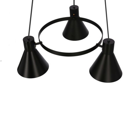 MORE LAMPA WISZĄCA 3X40W E27 CZARNY MATOWY