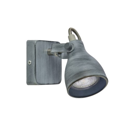 ASH LAMPA KINKIET 1X40W GU10 SZARY MAT ASH LAMPA KINKIET 1X40W GU10 SZARY MAT