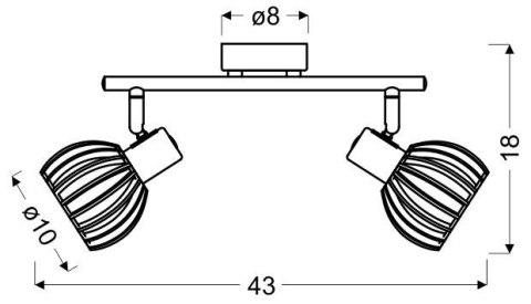 ATARRI LAMPA SUFITOWA LISTWA 2X25W E14 BIAŁY+DREWNO ATARRI LAMPA SUFITOWA LISTWA 2X25W E14 BIAŁY+DREWNO