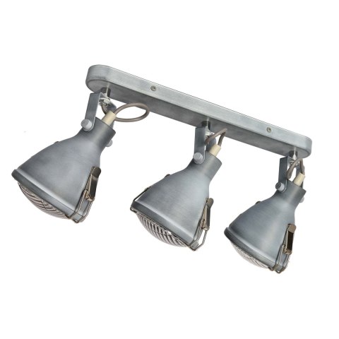 CRODO LAMPA SUFITOWA LISTWA 3X40W E14 SZARY