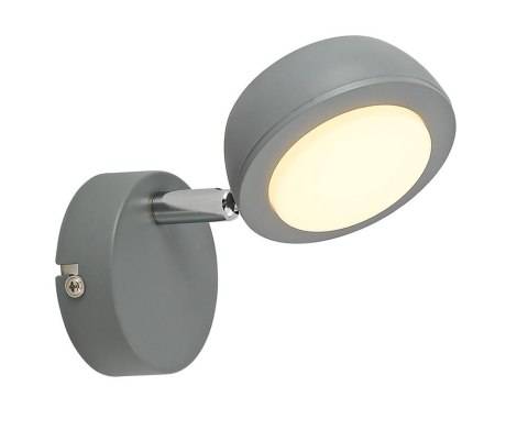 MILD LAMPA KINKIET 1X6W LED SZARY 3000K MILD LAMPA KINKIET 1X6W LED SZARY 3000K