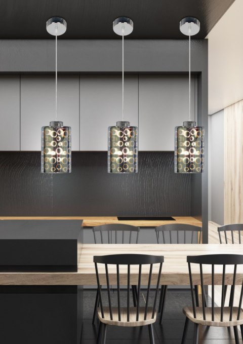 NOCTURNO LAMPA WISZĄCA 12 1X40W E27 CHROM NOCTURNO LAMPA WISZĄCA 12 1X40W E27 CHROM