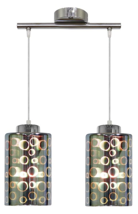 NOCTURNO LAMPA WISZĄCA 2X40W E27 CHROM NOCTURNO LAMPA WISZĄCA 2X40W E27 CHROM