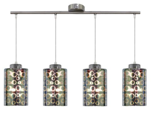 NOCTURNO LAMPA WISZĄCA 4X40W E27 CHROM