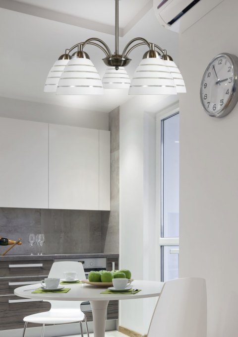 ULI LAMPA WISZĄCA 5X60W E27 SATYNA ULI LAMPA WISZĄCA 5X60W E27 SATYNA
