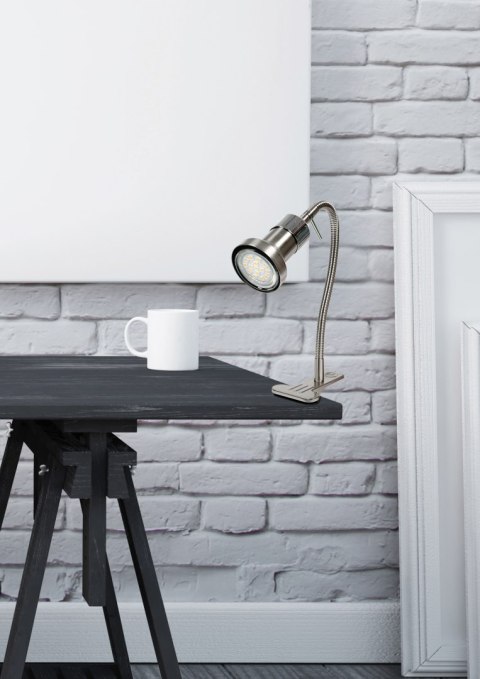 ARKON LAMPA KLIPS 1X50W GU10 SATYNA NIKIEL+CHROM BEZ ŻARÓWEK ARKON LAMPA KLIPS 1X50W GU10 SATYNA NIKIEL+CHROM BEZ ŻARÓWEK